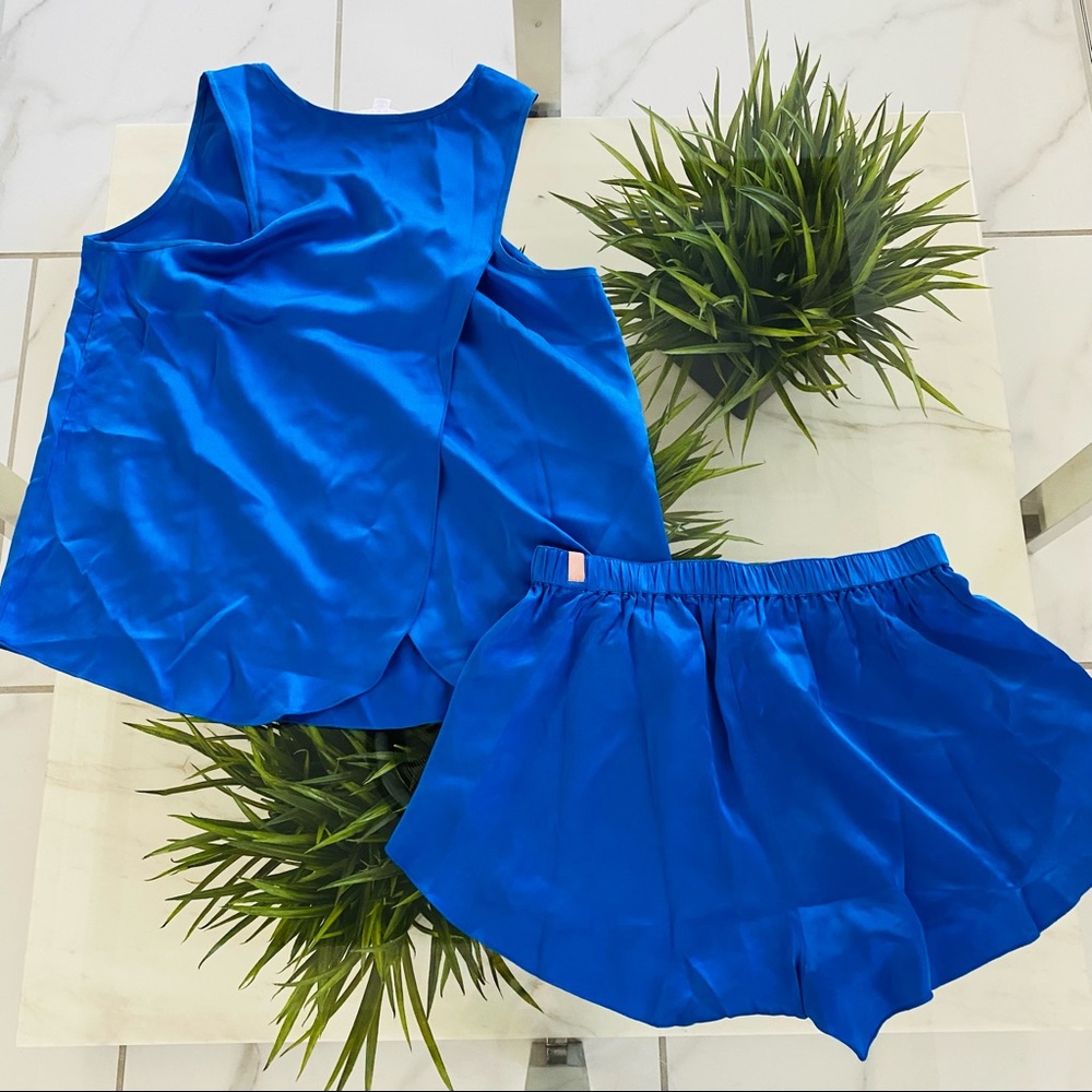 Lunya Washable Silk Set shorts tank pajama - Picture 3 of 5